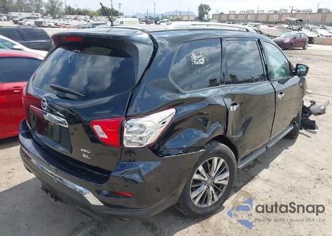 2018 Nissan Pathfinder Sl из США, поврежденный, VIN 5N1DR2MM7JC636653